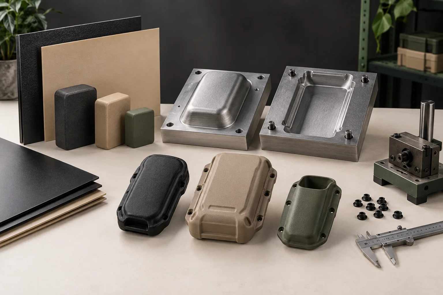 Cómo se fabrican las fundas KYDEX mediante termoformado