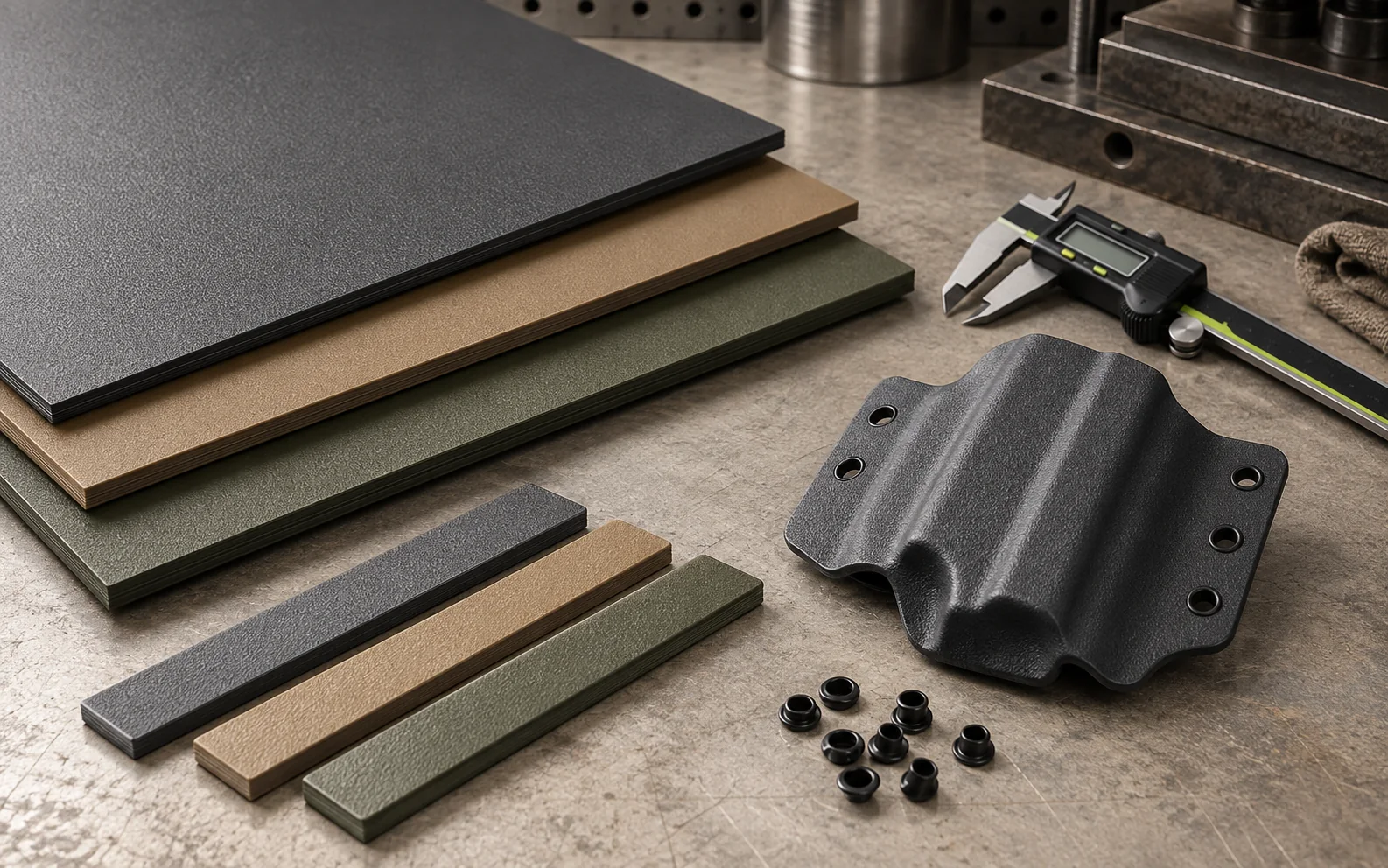 Kydex Sheet Sourcing for Holster Manufacturing