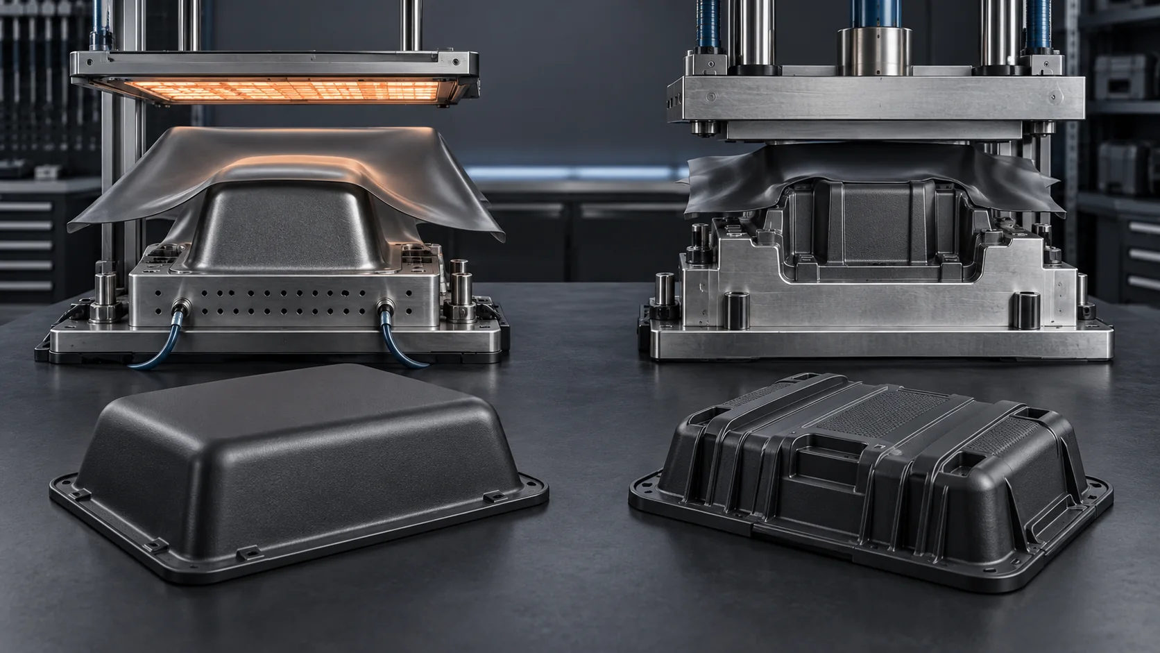 Vacuum Forming vs Pressure Forming KYDEX for OEM Products