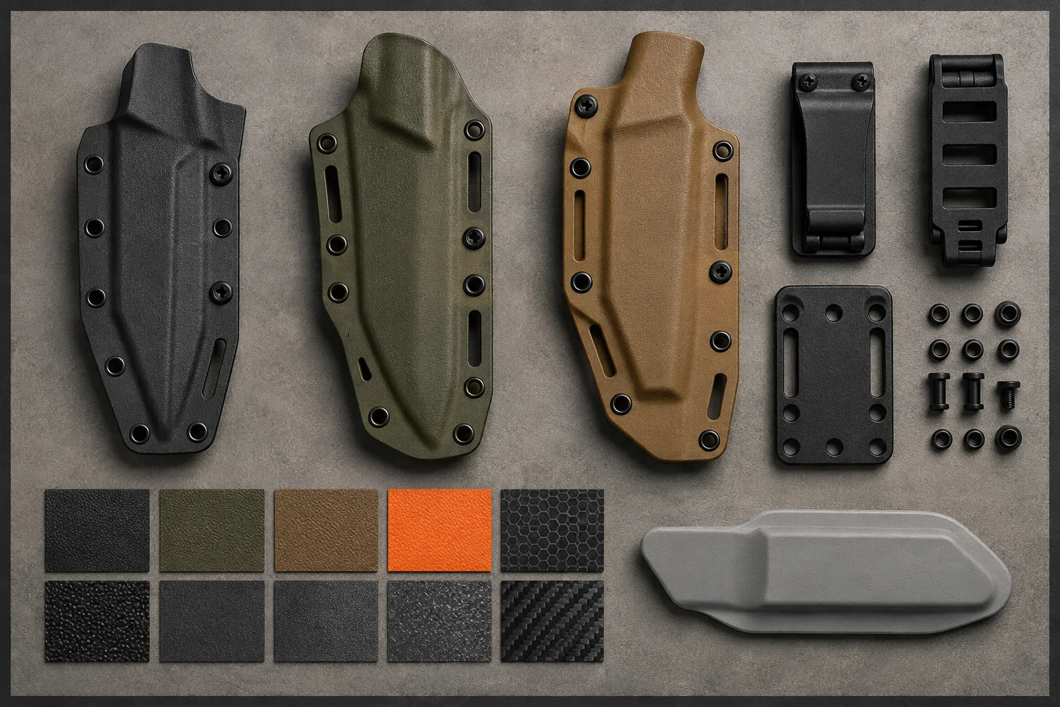Thermoplastic Knife Sheath Design and Mounting Guide